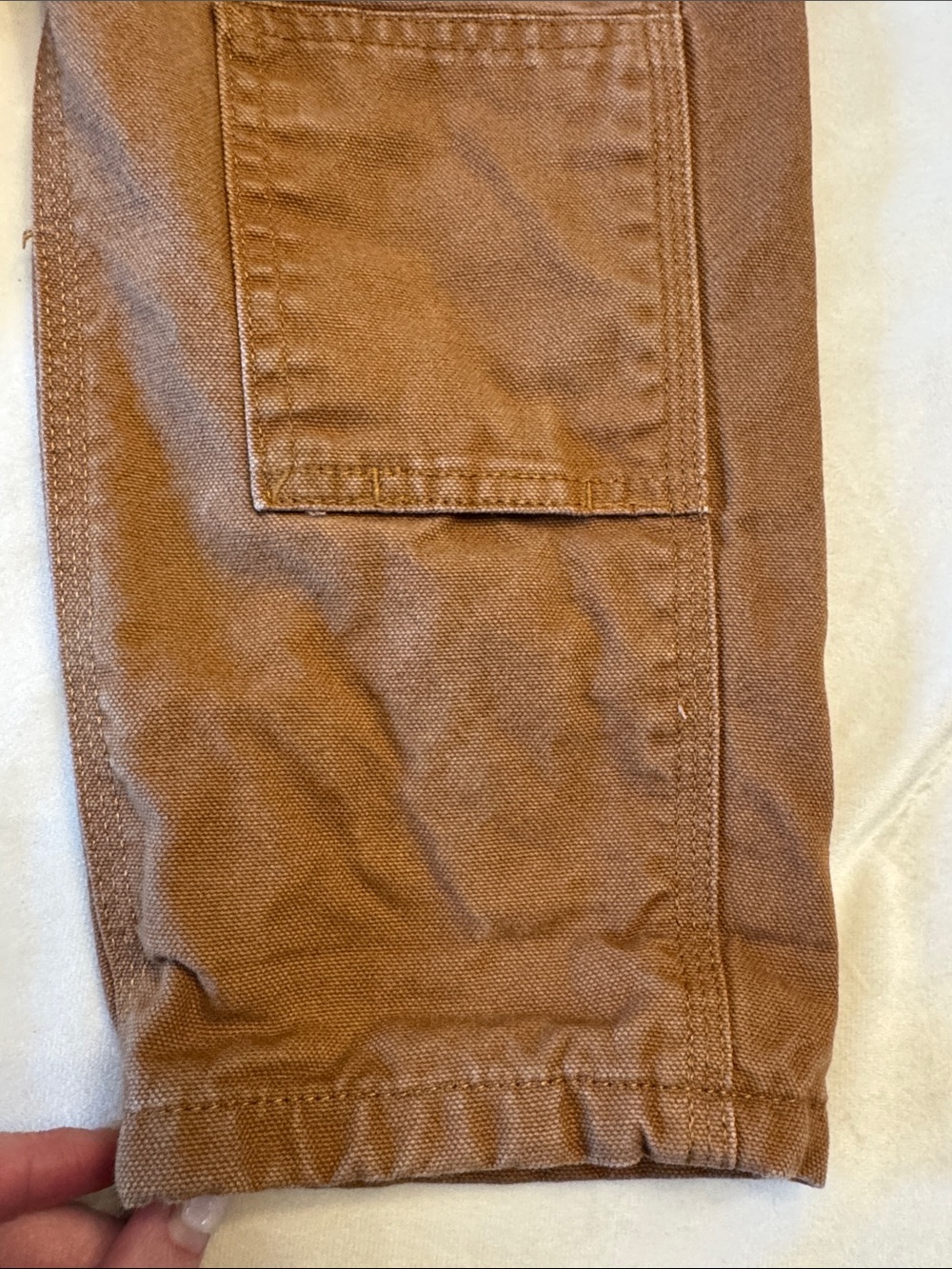 Carhartt Flannel Lined Overalls, sz 2T - Picture 5 of 11